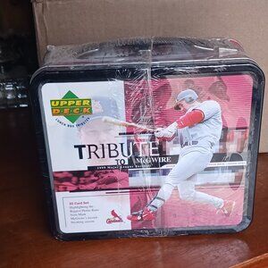 1999  Upper Deck Tribute to Mark McGwire Lunchbox and 30 Card Set Baseball